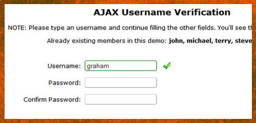 ajax username checker 0011 11+Example Ajax Auto Check Availability Username in PHP