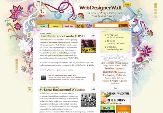 1 Blog Designs: 50 Of The Most Creative