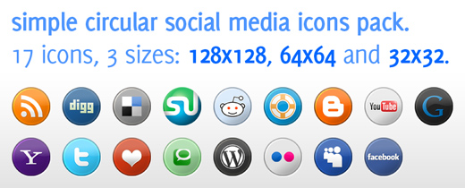 preview 15 Free Awesome Social Bookmark Icons Sets